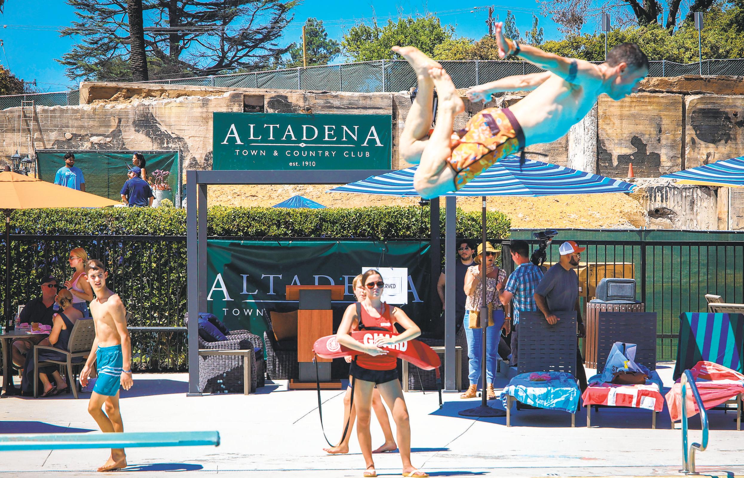Altadena hub dives back in