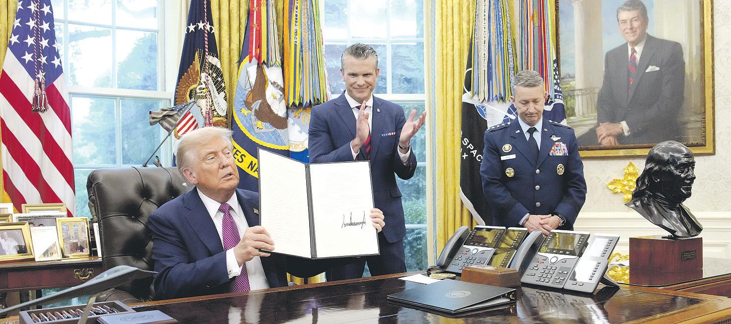 Trump moves to rebrand Pentagon as the Department of War