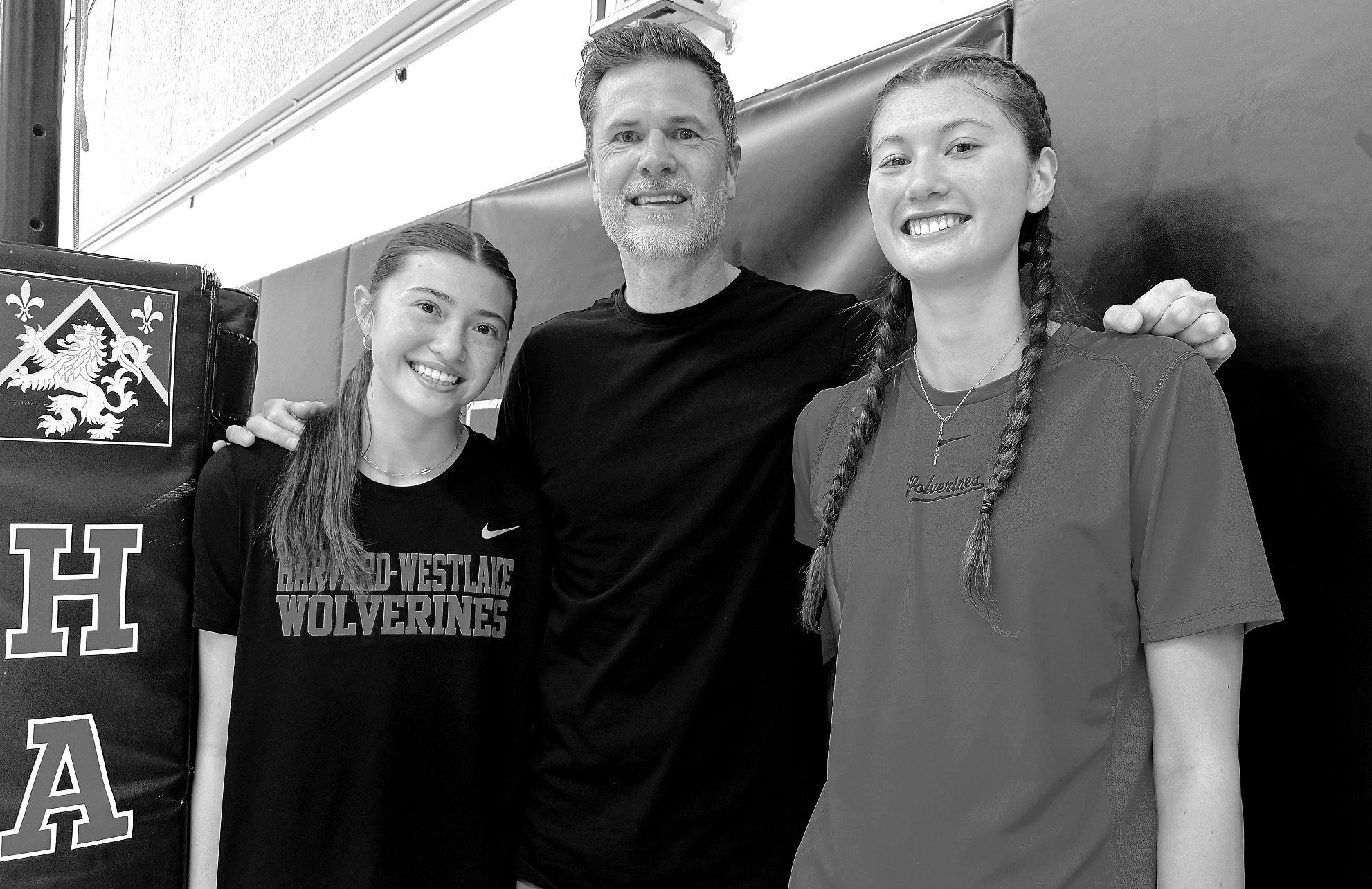 Making the leap from volleyball star at UCLA to ace Girl Dad