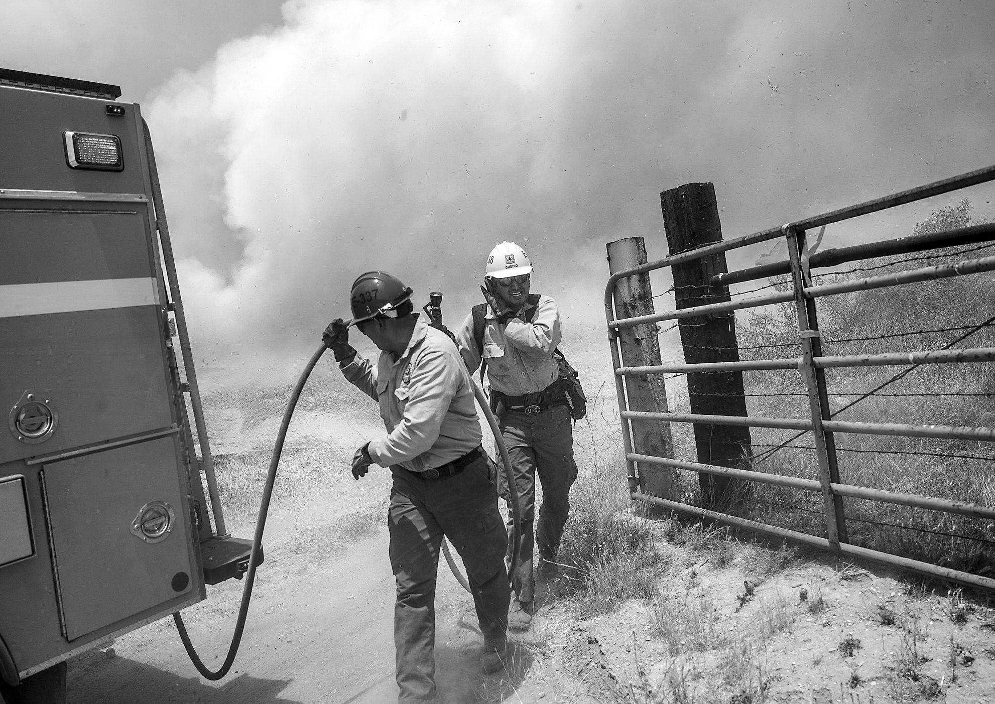 Mask ban for forest fire crews lifted