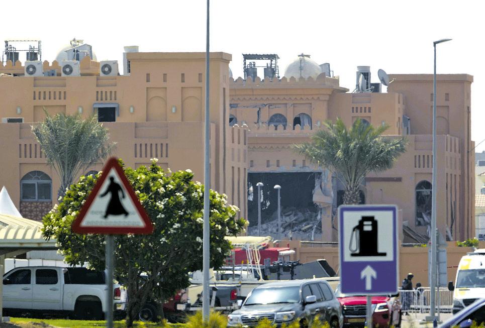 In Qatar, digging through the rubble of Israel's attack
