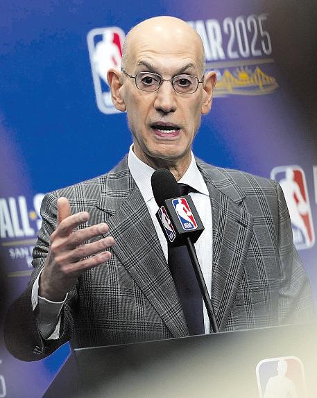 SILVER INSISTS ONUS IS ON NBA