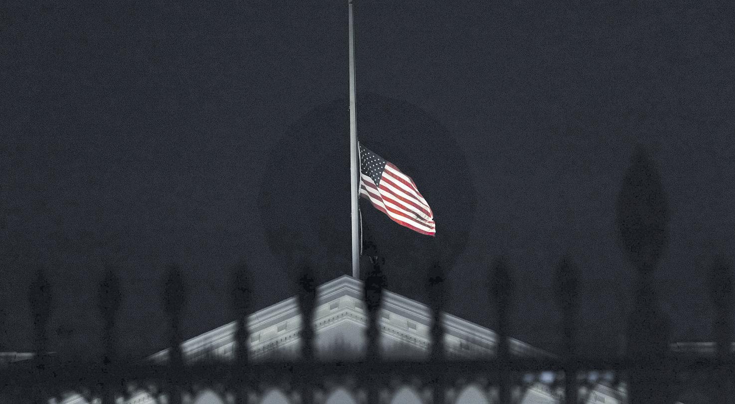 A furor over flags flown at half-staff — or not