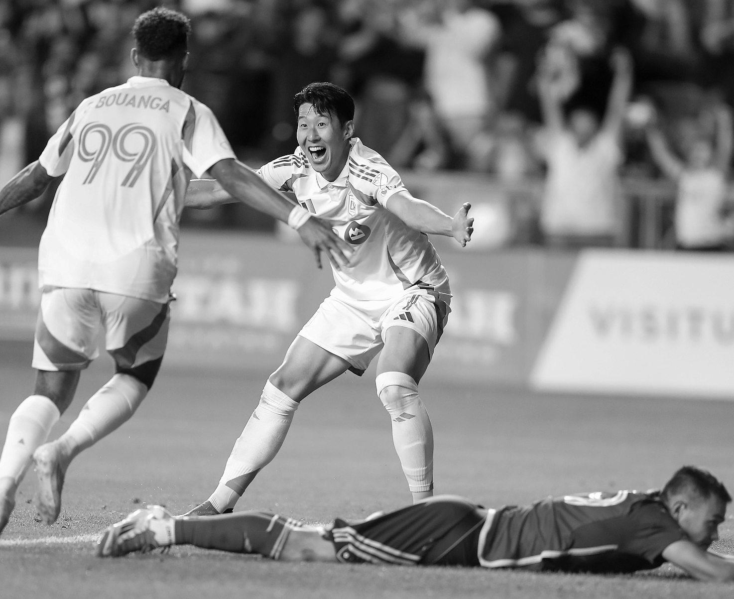 Son gets his first hat trick in MLS