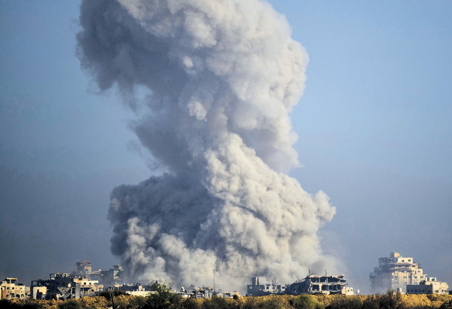 Israeli strikes kill dozens in Gaza, officials say