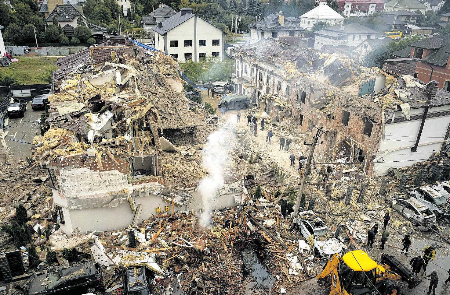 Four dead in Russian attack on Kyiv