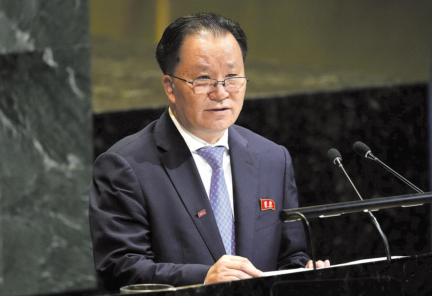 North Korean diplomat tells U.N. his country won't give up nuclear arms