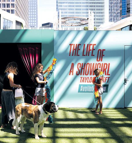 Taylormania makes 'Showgirl' release party a spectacle