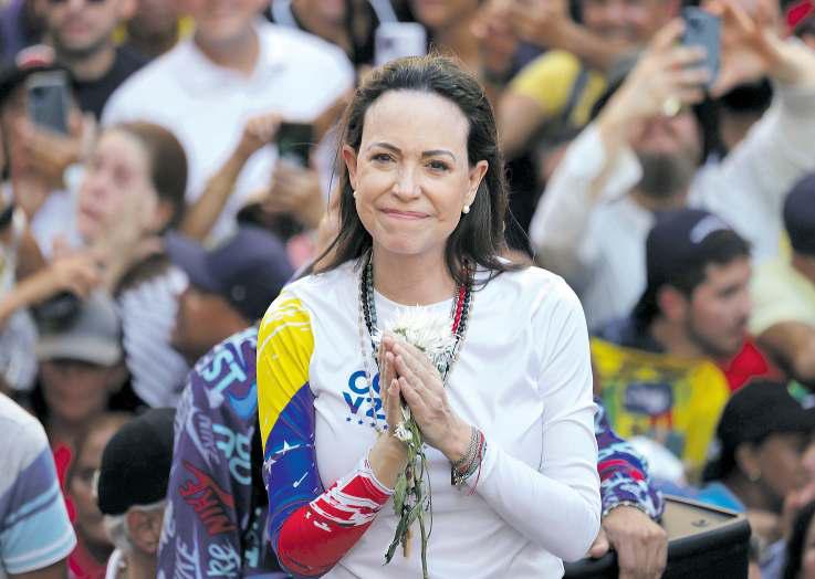 Venezuelan opposition leader Machado awarded Nobel Peace Prize