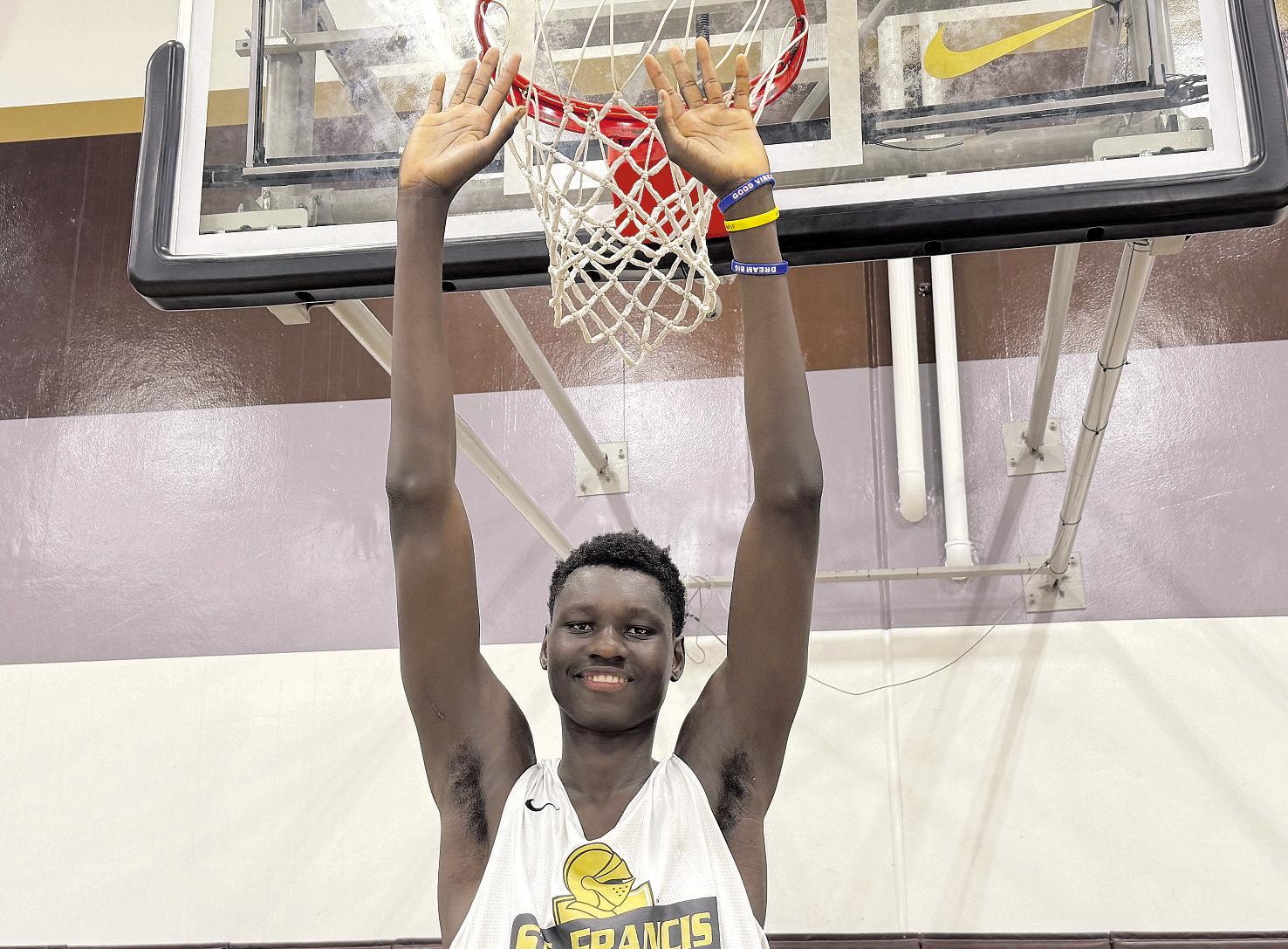 St. Francis hits the lottery as 7-foot-3 Millogo arrives