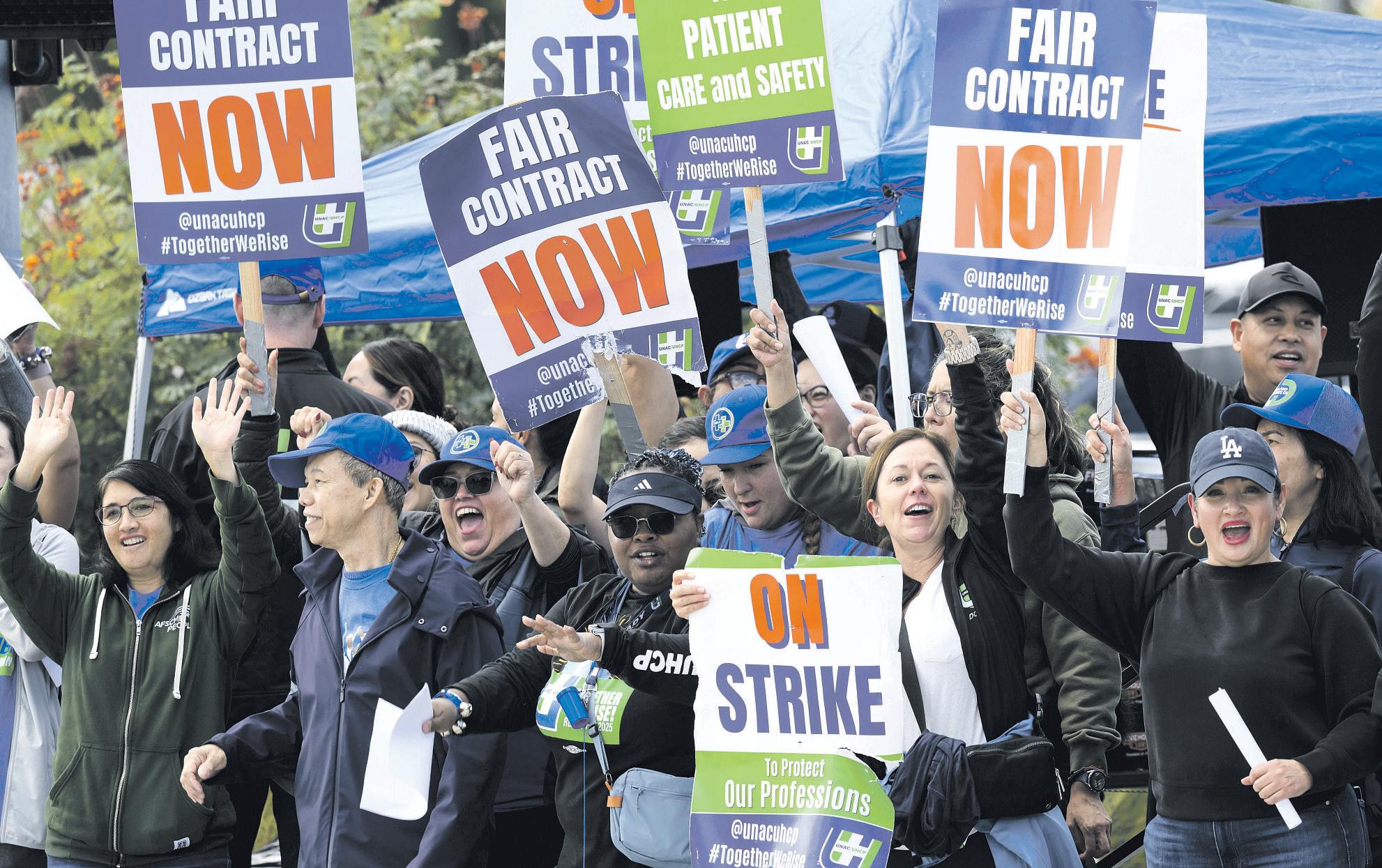 Kaiser workers begin 5-day walkout