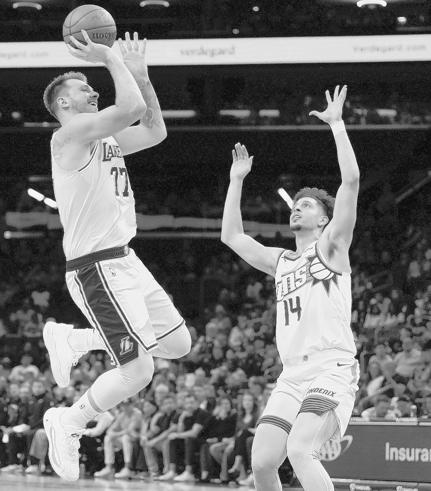 Doncic looks strong in loss