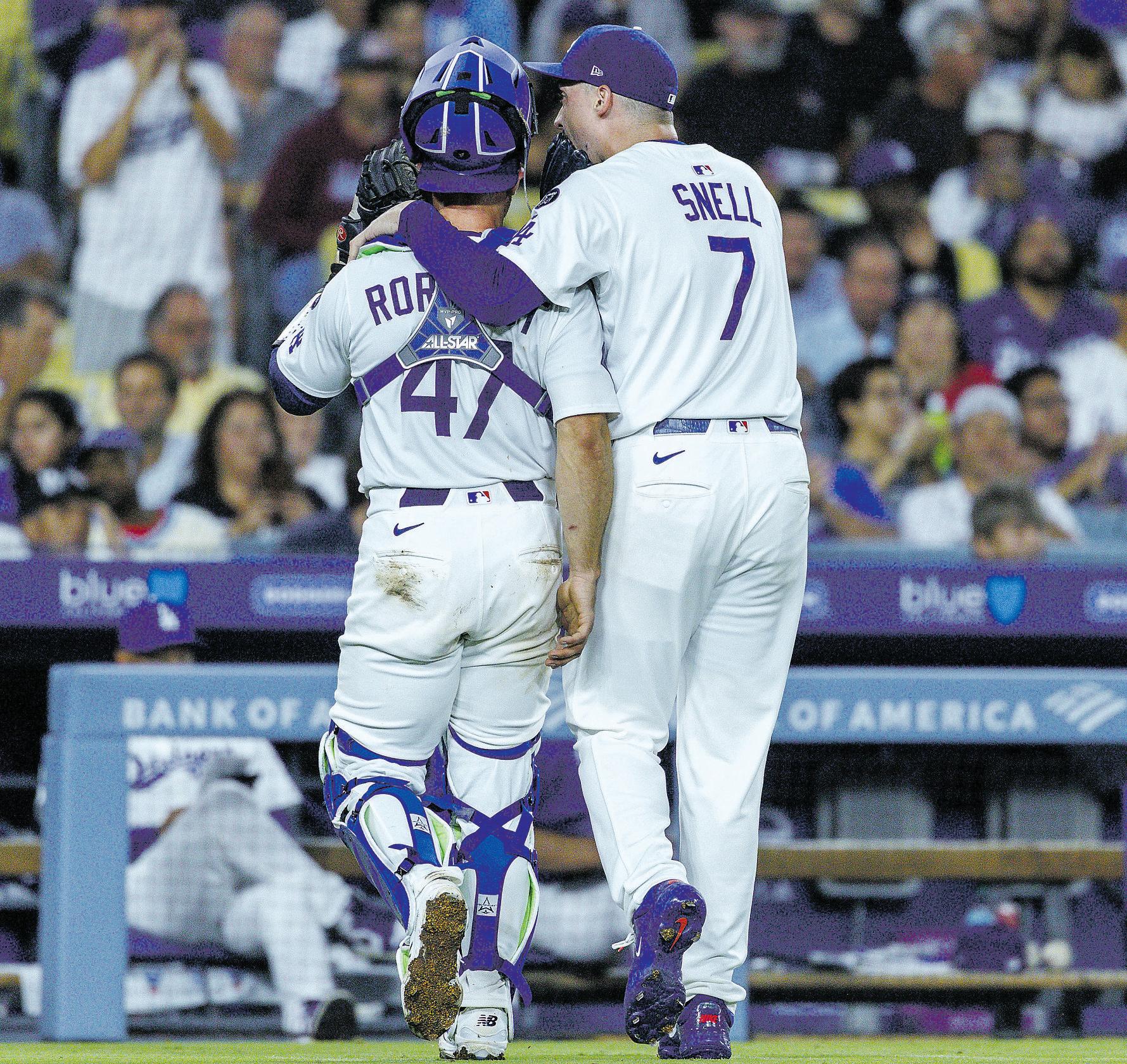 A struggling Snell became an October ace for the Dodgers