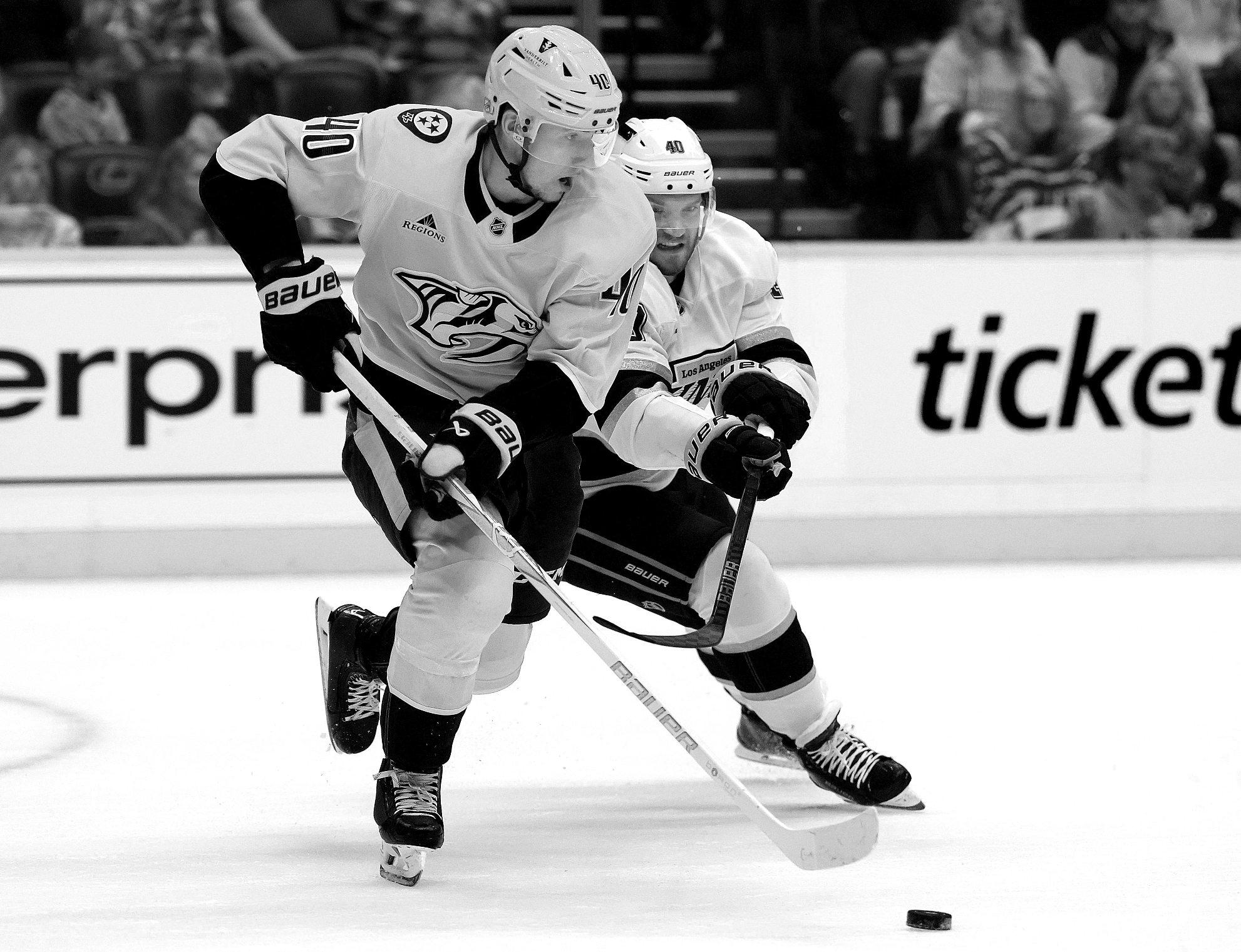 Predators end Kings' winning streak in nine-round shootout