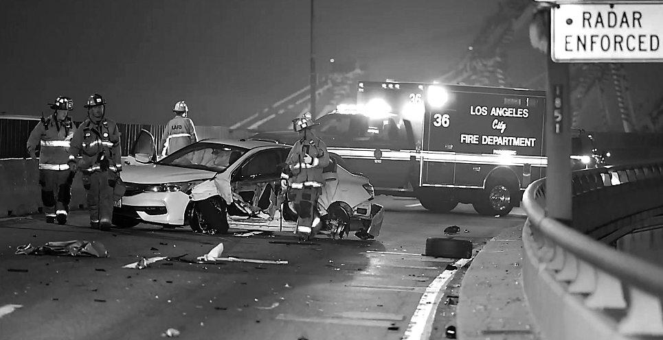 2 crashes in San Pedro; youth is killed