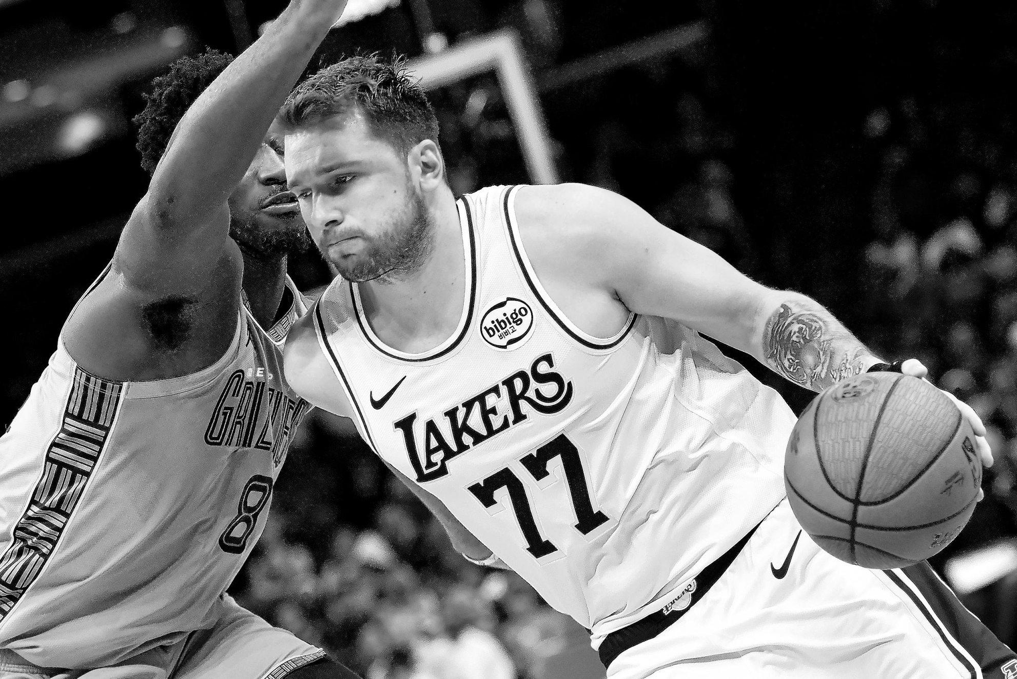 Doncic is back, shows he's still on point for Lakers