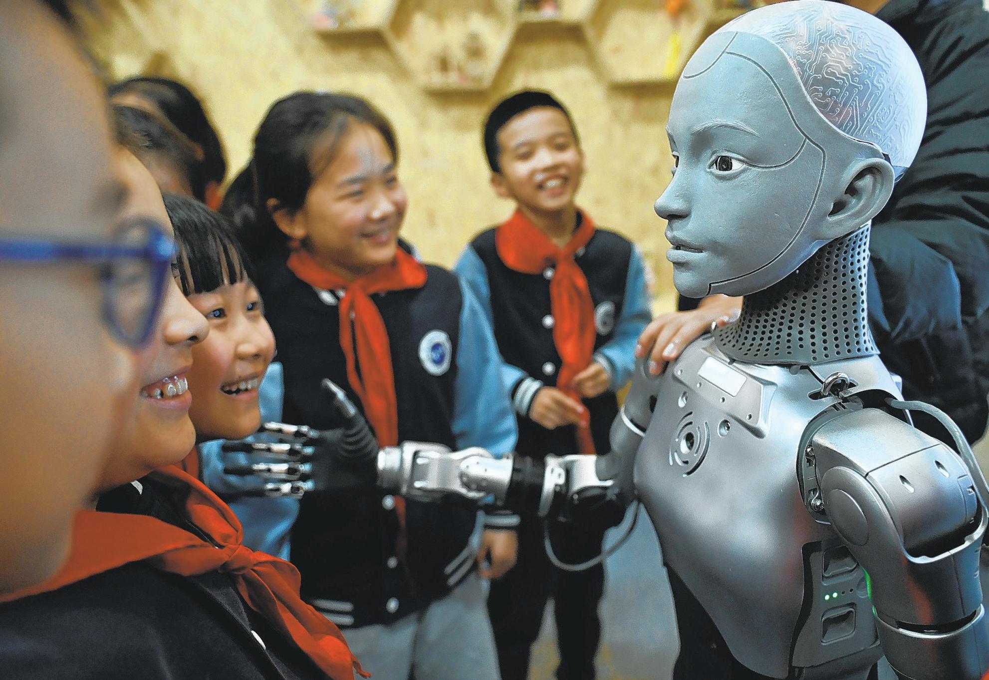 Al robots' 'physical' education