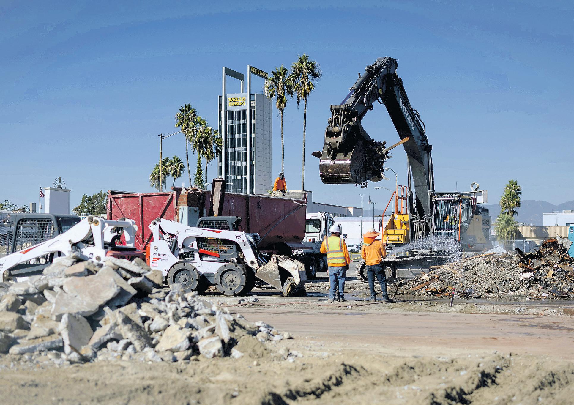 Demolition begins on 'an eyesore in the Valley'