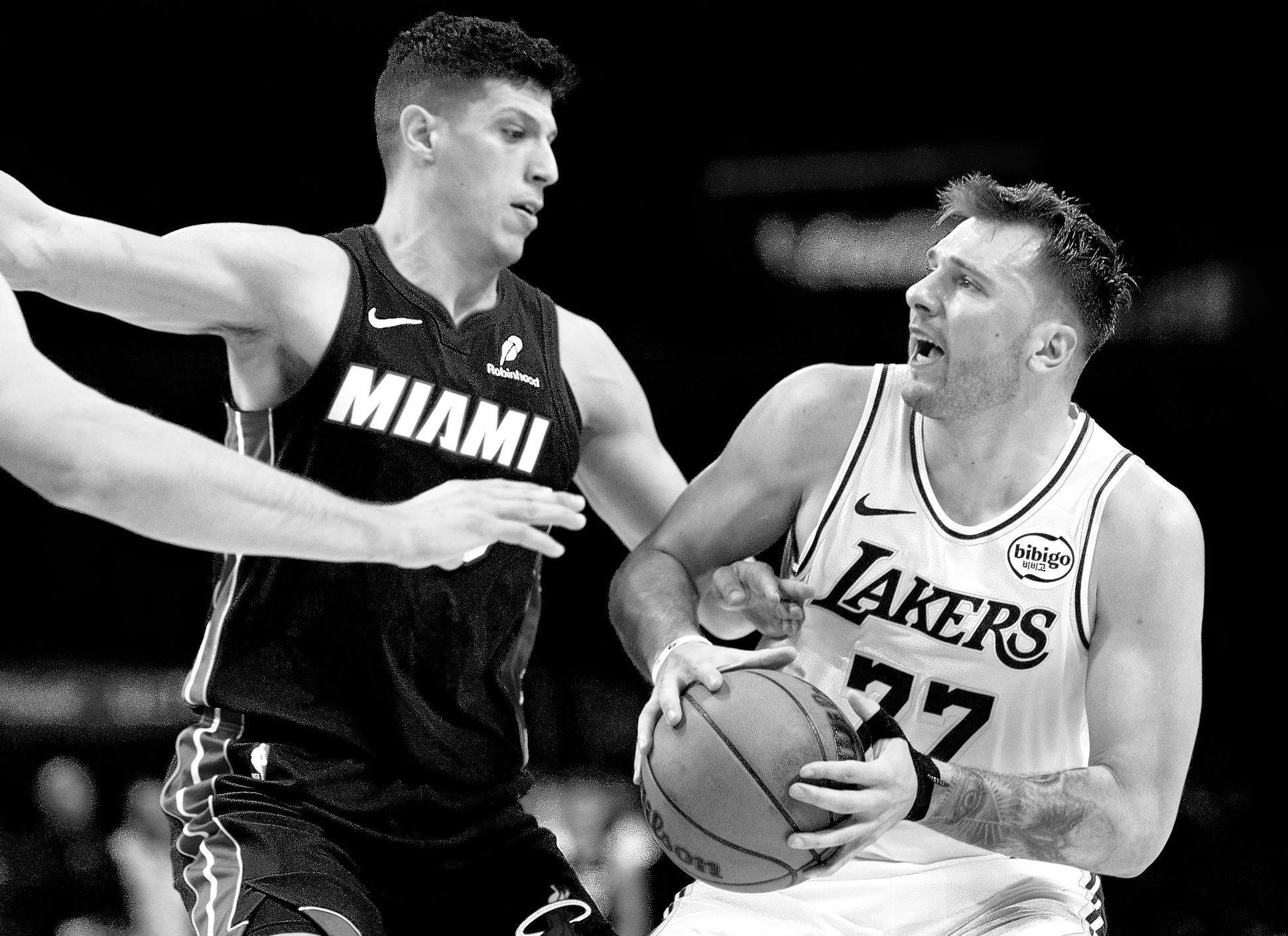 Cold spell doesn’t stop Doncic from triple-double against Heat