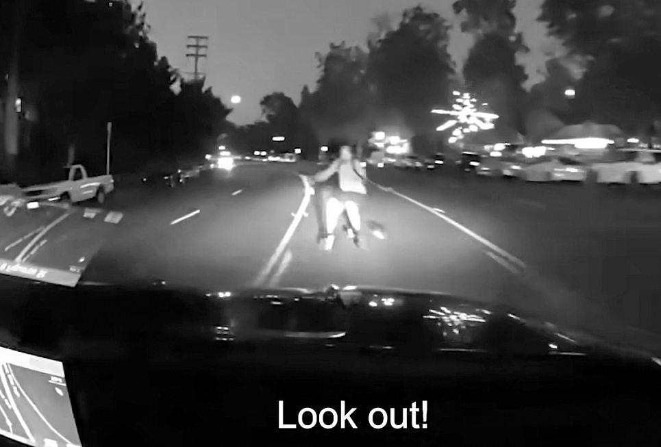 Video shows LAPD vehicle fatally striking skateboarder