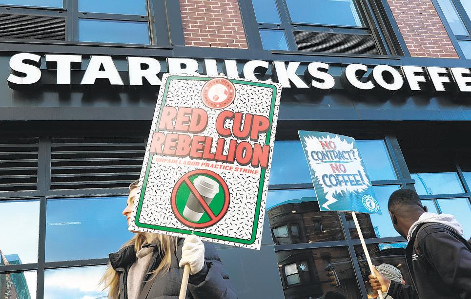 Starbucks union launches Red Cup Day strike at some stores