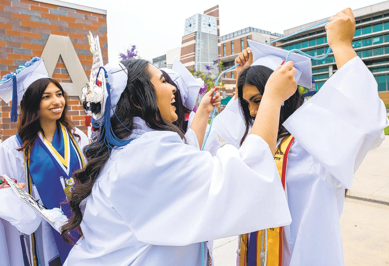 Graduation rates soar faster than learning