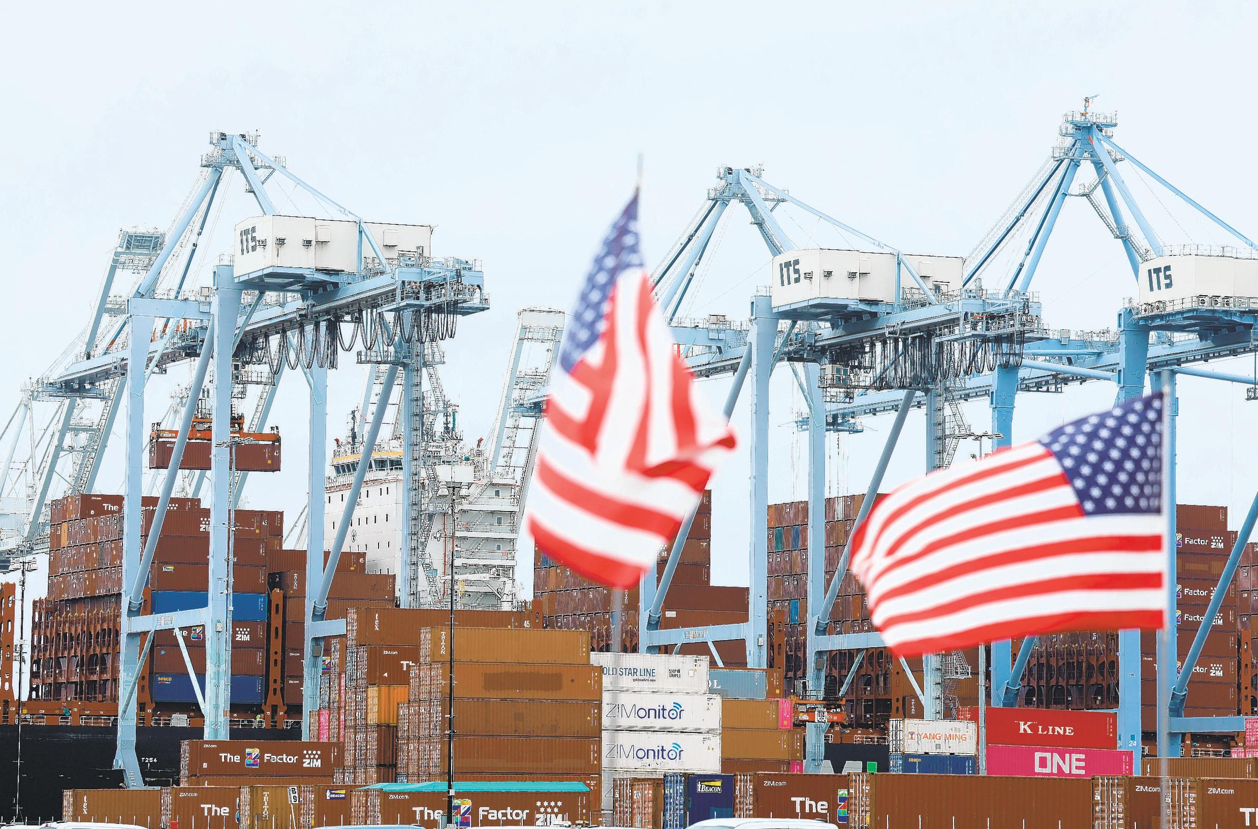 Trade deficit drops as tariffs take effect