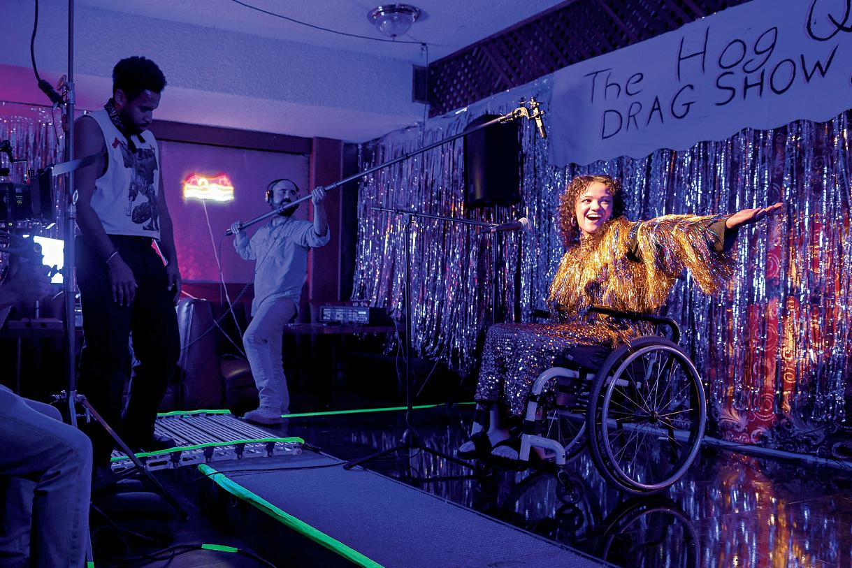 A leading role in fighting for accessible movie sets