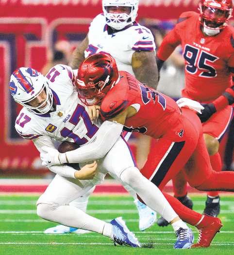 Texans rough up Allen, Bills