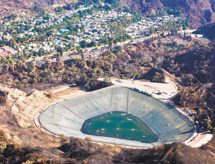 State cites water system limits, not empty reservoir, in fire