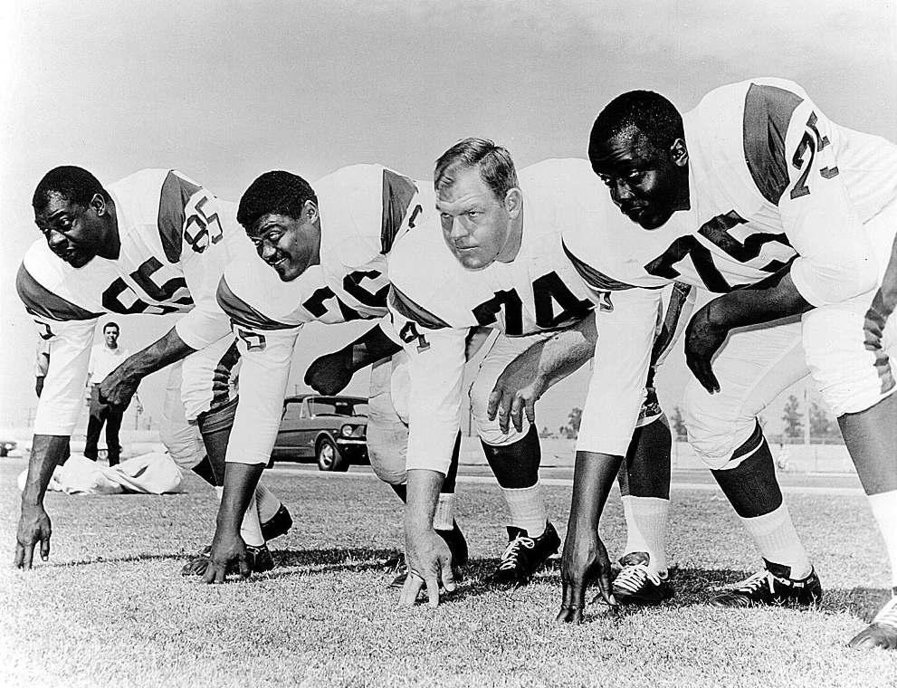Rams' current line seen as game's modern-day 'Fearsome Foursome'