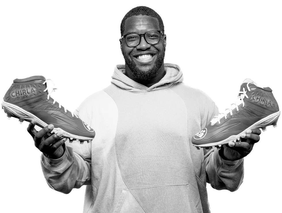 In fight for rights, he's got cleats on the ground