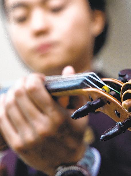 A young artist worthy of a priceless violin