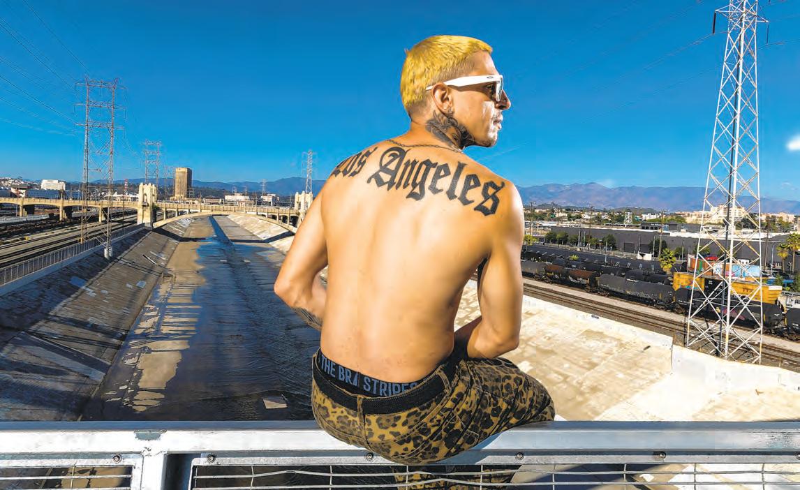 An influencer's many stunts