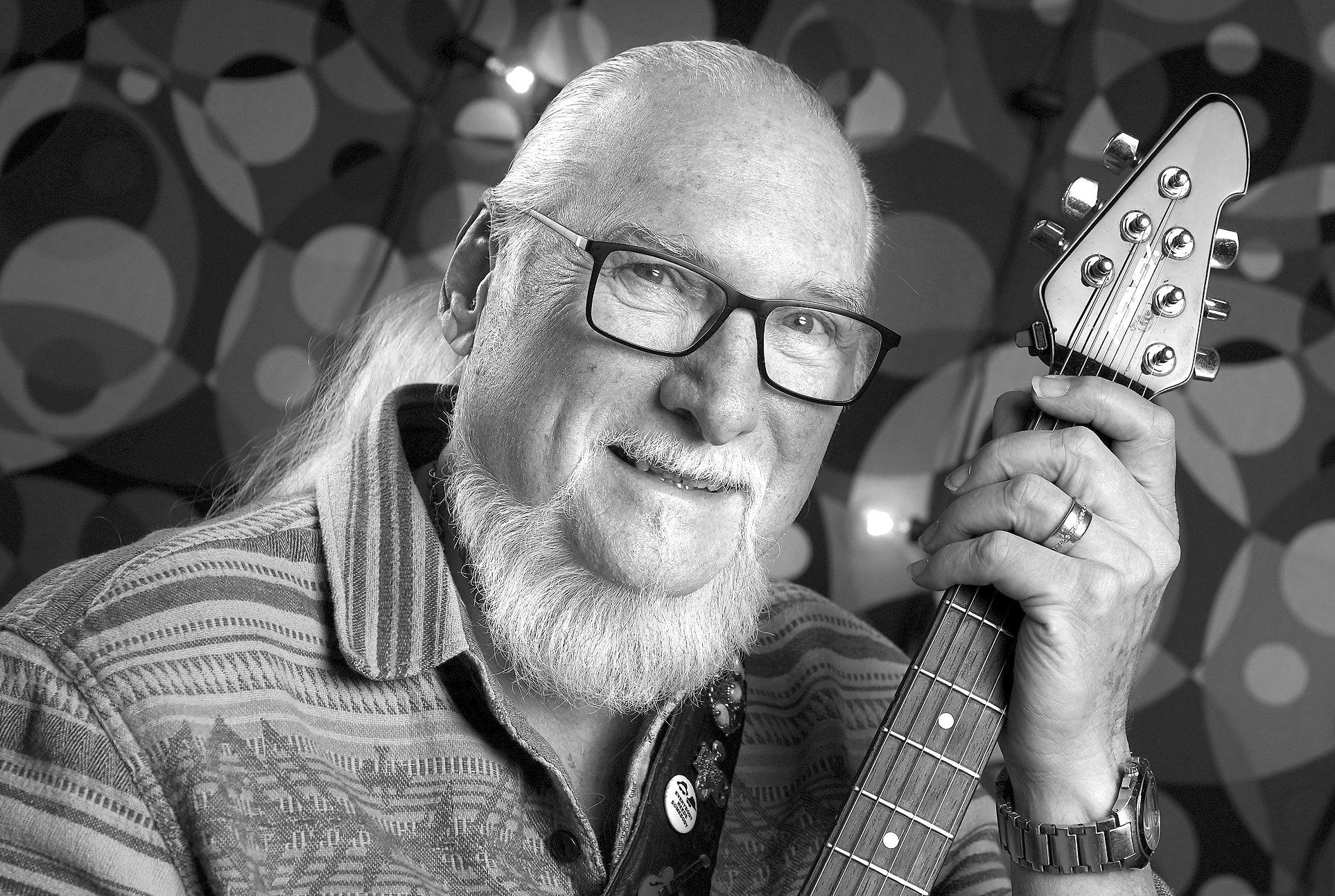 Skillful, lean guitarist backed up the greats