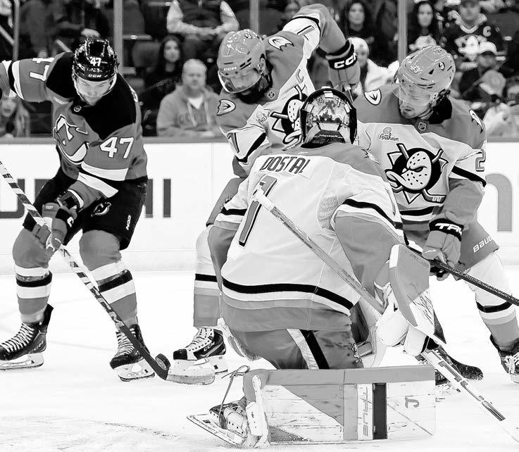 Ducks tally first but not again in loss to Devils