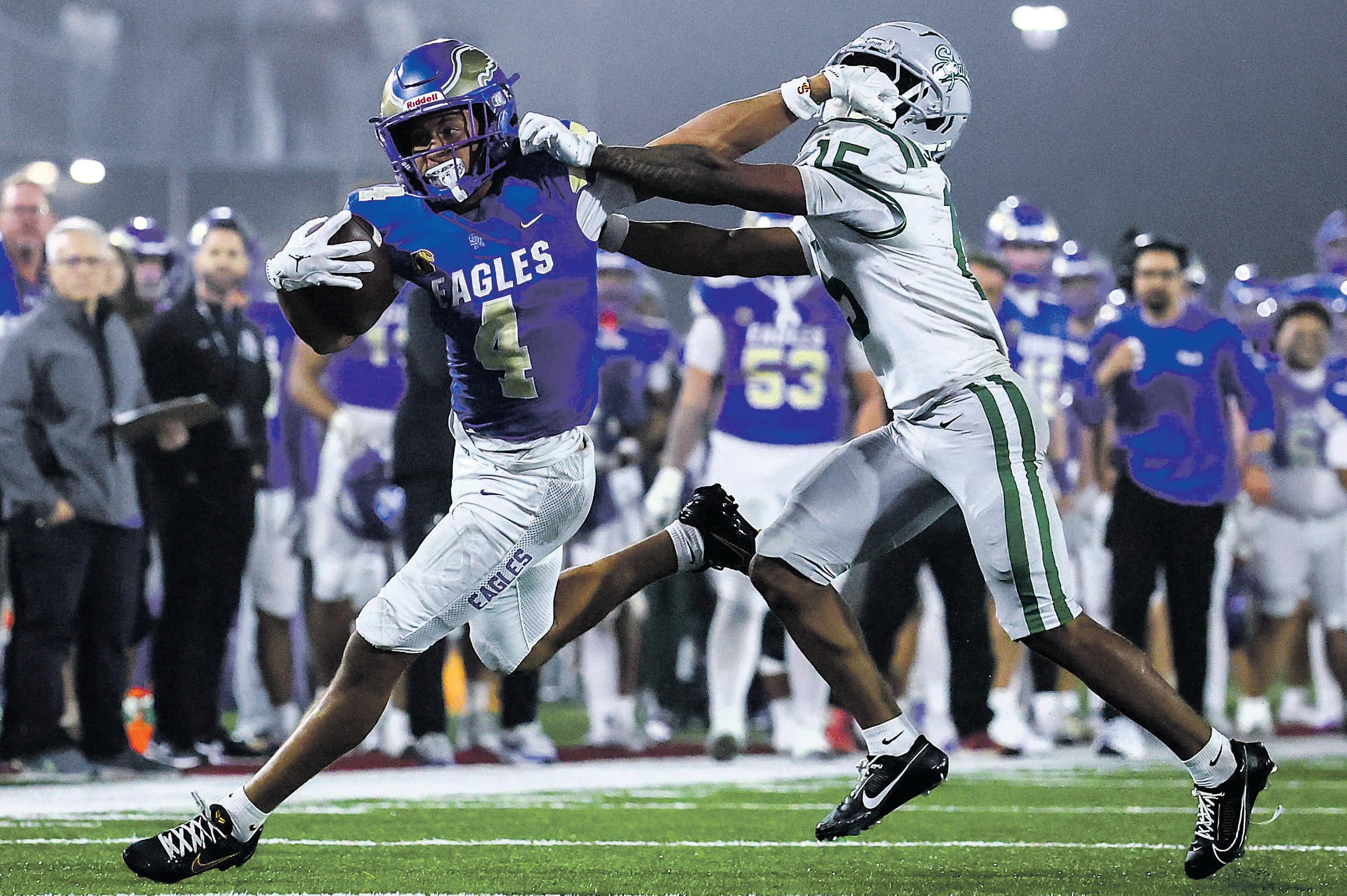 A stiff-arm to finish their run