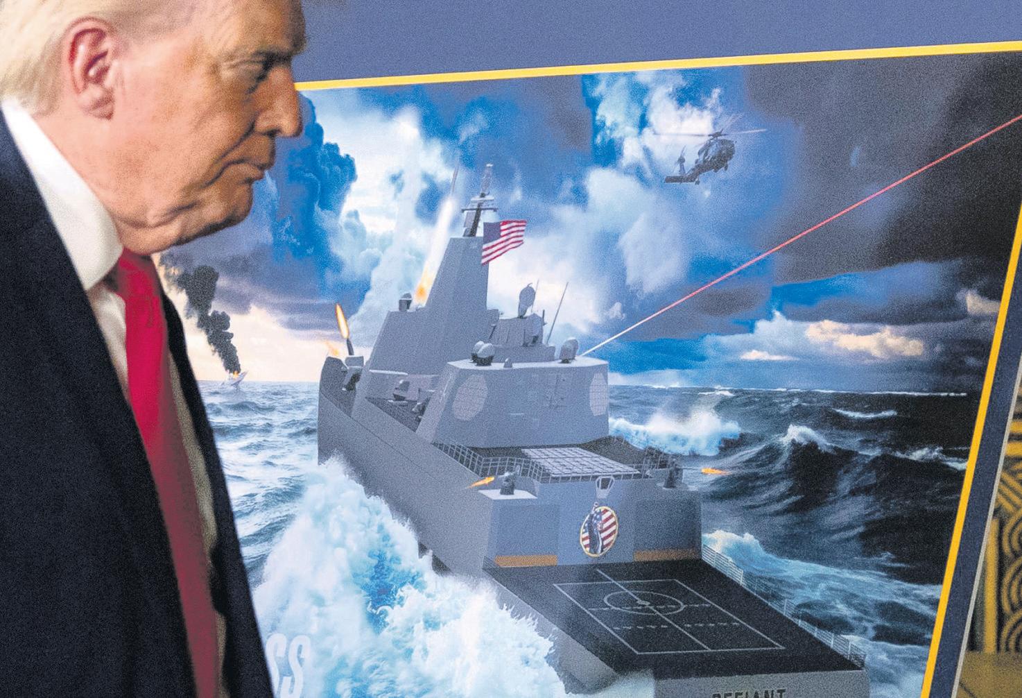 Trump announces naval 'Golden Fleet'