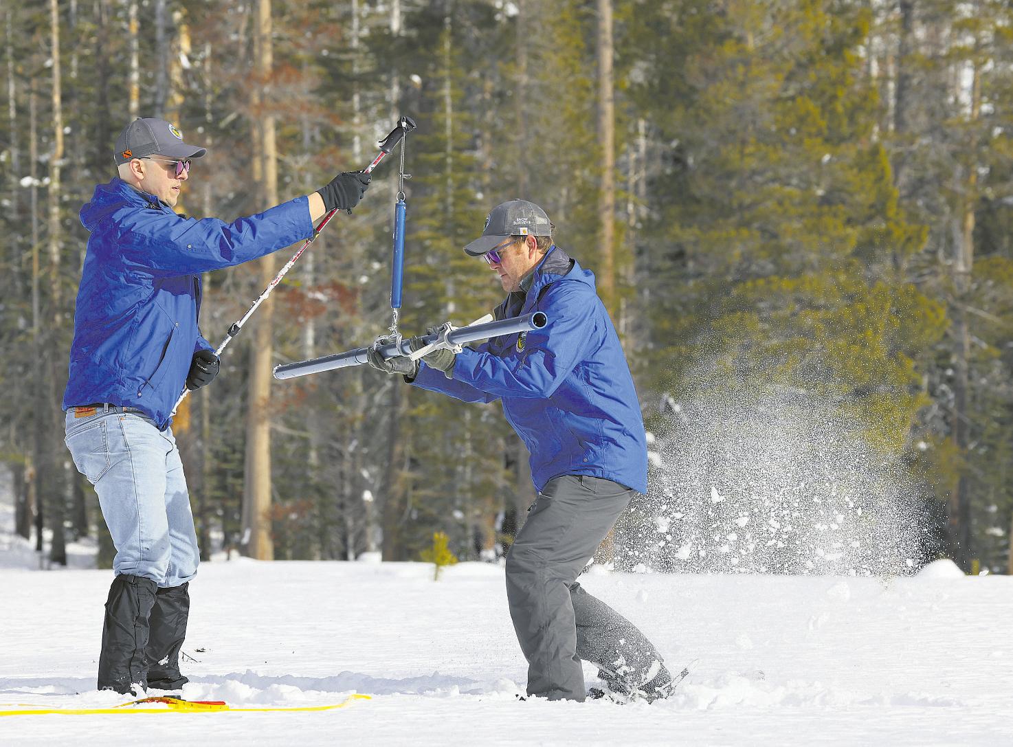 Despite storms, snowpack is below average