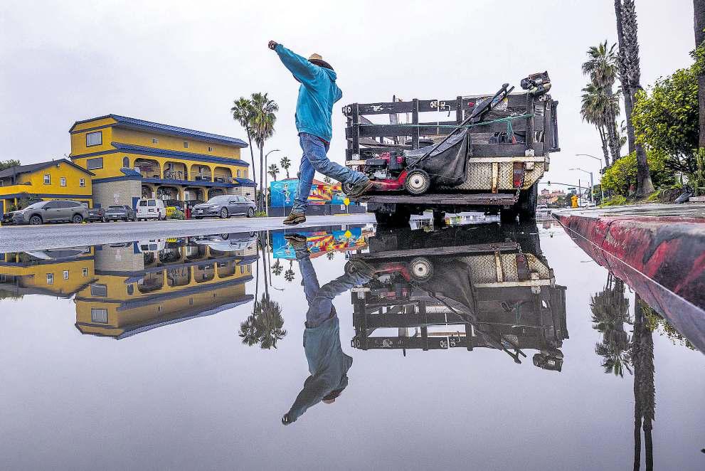 Winter rains fall, and so do the records