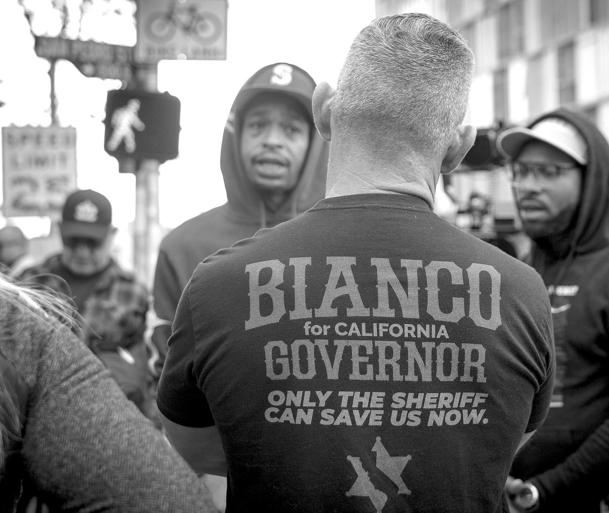 On Skid Row, GOP candidate faults Democrats