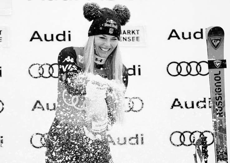 Vonn wins second World Cup downhill race of Olympic season