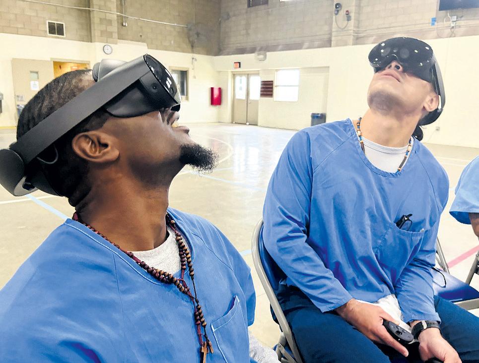 VR devices prepare inmates for life after prison