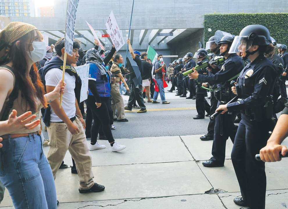 Some 'less-lethal' rounds are barred in crowd control