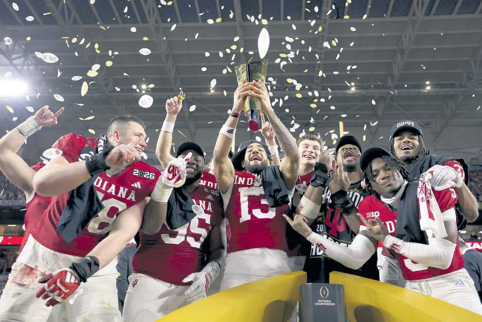 Hoosiers finish perfect season with first championship