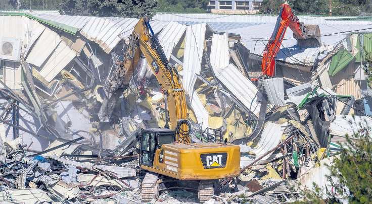 Israel razing refugee facilities