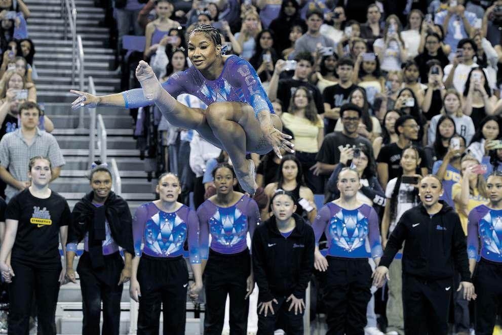 Chiles' latest floor routine has been a real showstopper