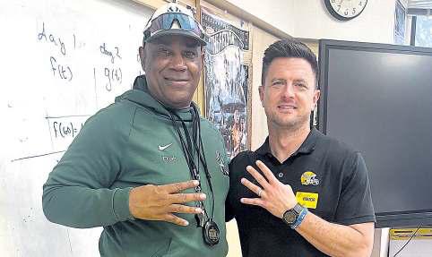 Local coaches love the 'high-energy' visits by Chesney