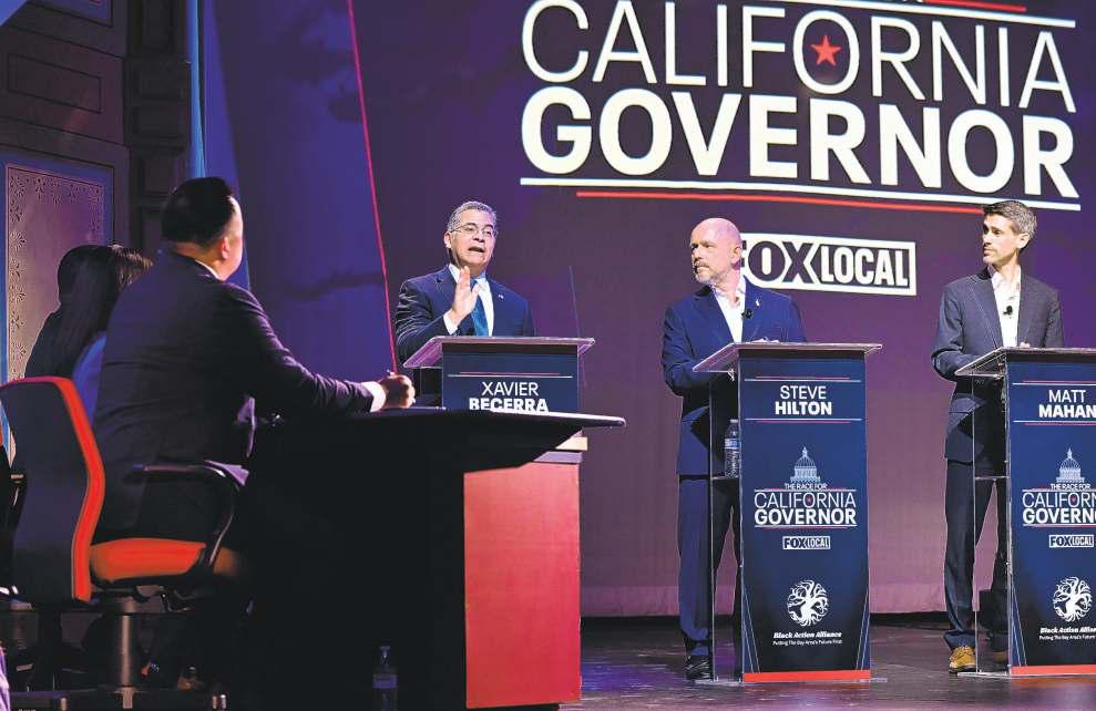 Governor candidates hold first debate
