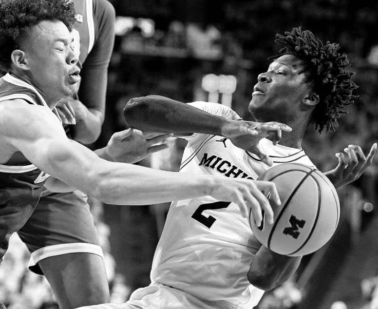 Wolverines end up running away from the Bruins